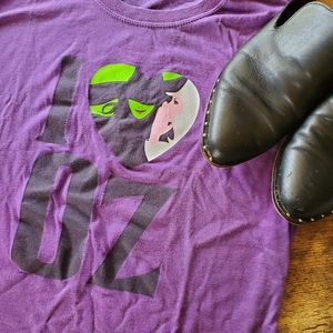 Wicked I heart oz tee shirt purple
